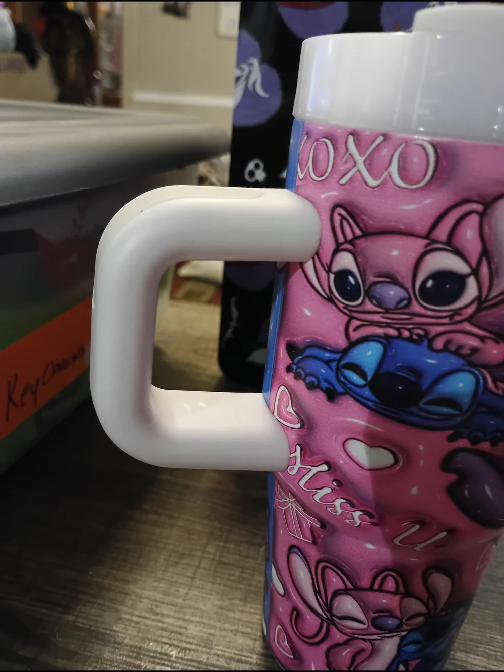 Stitch & Angel Kids Stainless Steel Tumbler with Handle